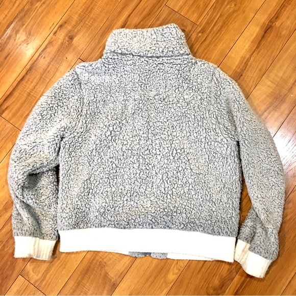 Anthropologie Saturday Sunday Sherpa coat jacket teddy bear style fuzzy … - Picture 9 of 10